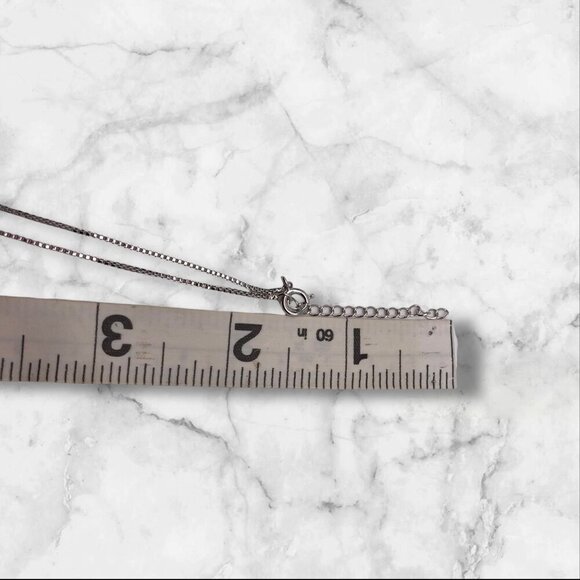 Infinity Pendant Necklace With Cubic Zirconia On Sterling Silver Chain For Women - Picture 5 of 11